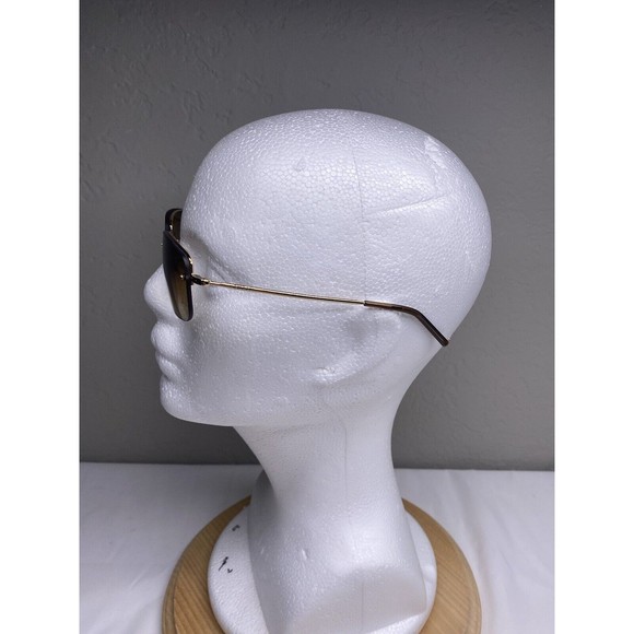 Vintage 1990’s GUCCI GG 1675/S 577 Gold Brown Rimless Sunglasses 54[]18-135mm - Picture 3 of 9